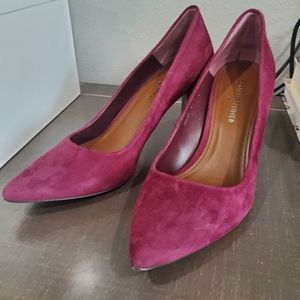 Donald J Pliner suede heels